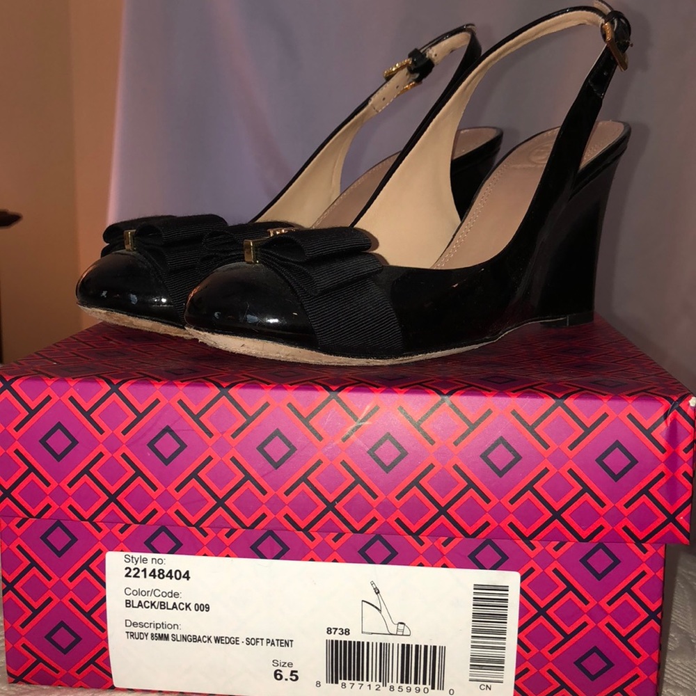 Tory Burch Trudy Slingback wedge Size 6.5